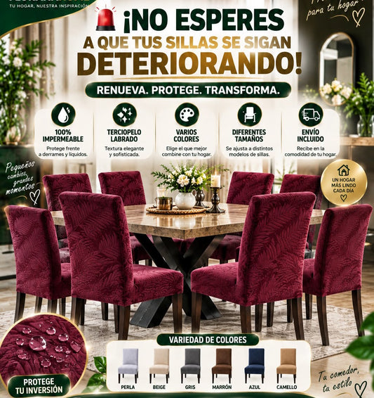 Forros de sillas labradas