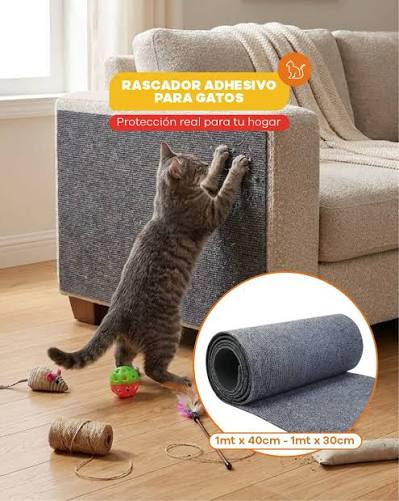 Adhesivo rascador de gatos